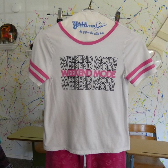 5 for $20 📢Justice Weekend Mode Shirt Sz 12 and Members Mark Sleep Pants Sz 7/8 - Picture 6 of 8